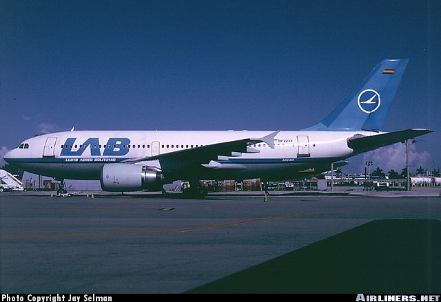 One of LAB's Airbus 310's.