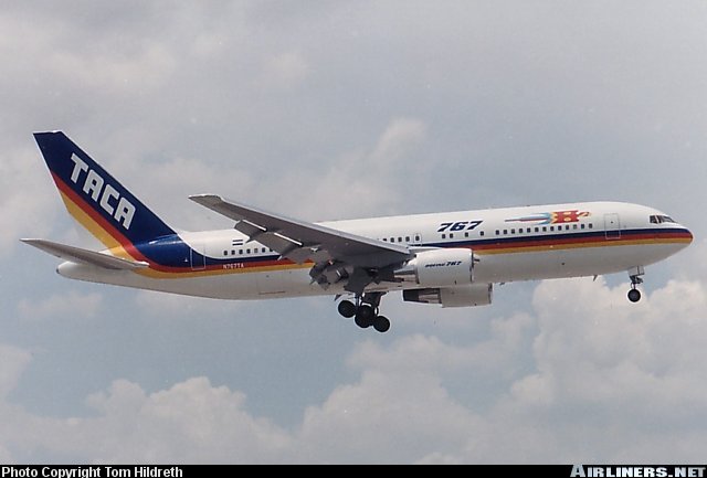 TACA introduced 767-200 aircraft for long haul routes in the mid-80's