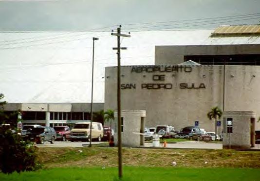 Fuel Tank at the Entrance to Ramon Villeda Morales International Airport