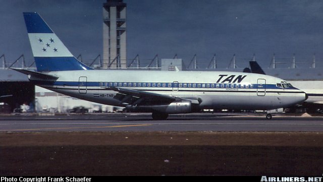 TAN's 737-200.